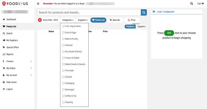 FoodByUs_dashboard_search_marketplace_choose_product_category