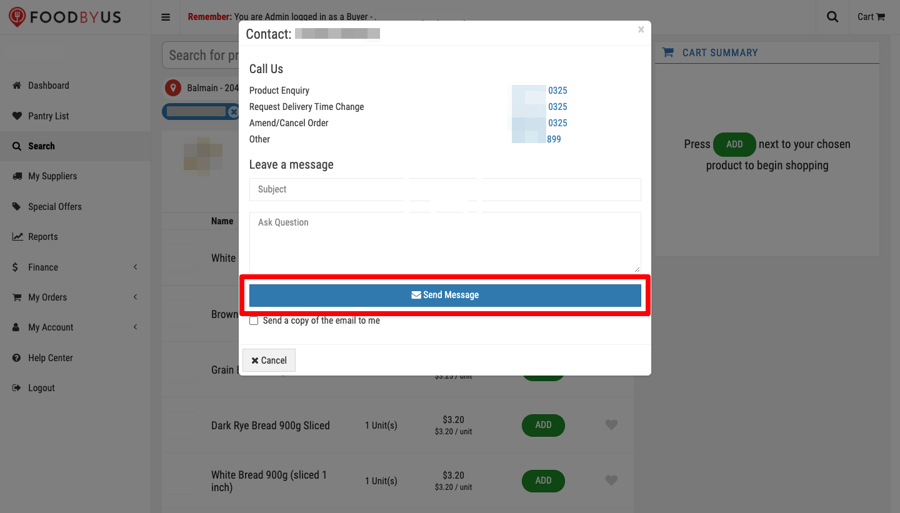 FoodByUs_dashboard_my_orders_supplier's_link_message_supplier
